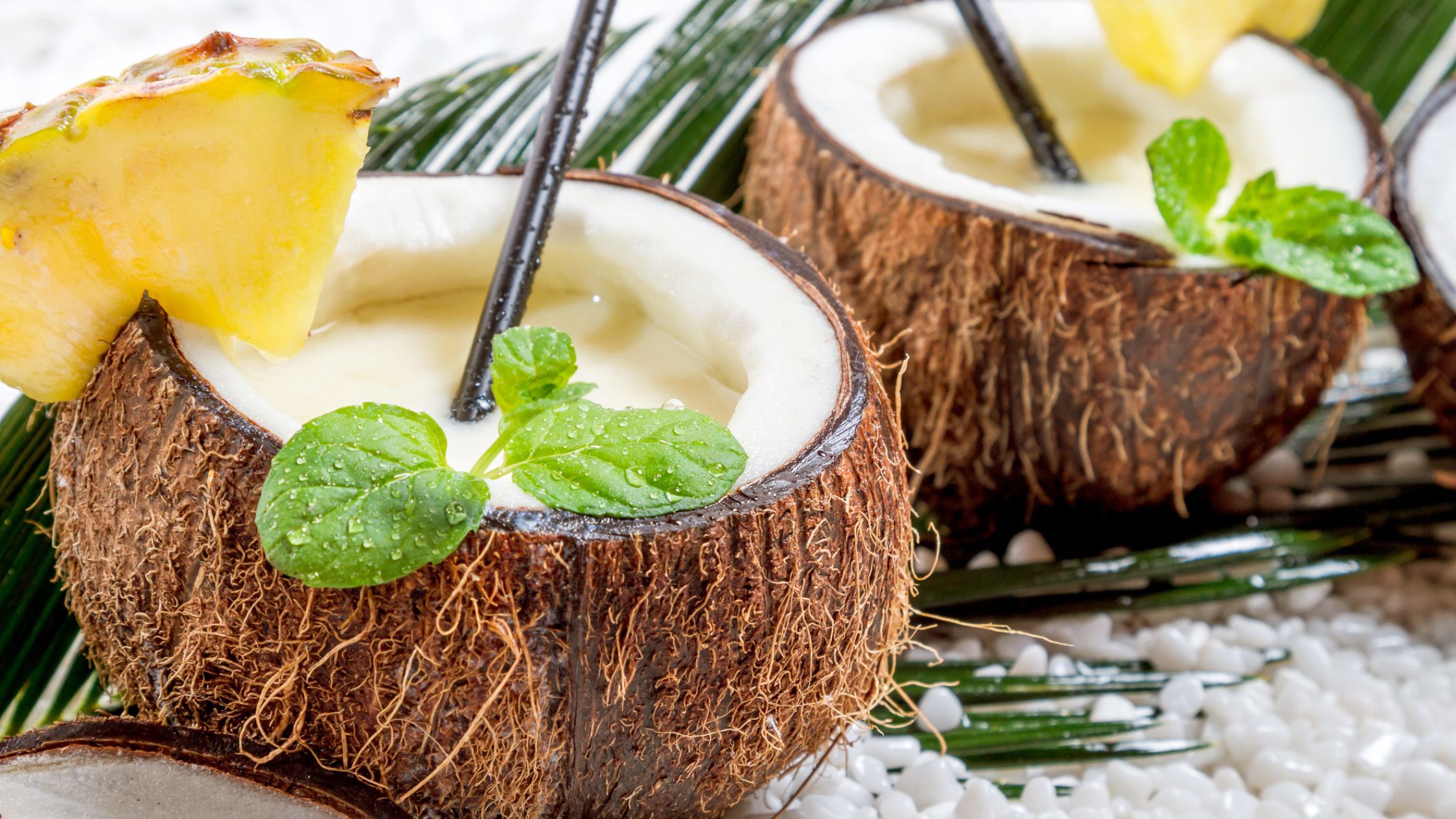 Coconut rum punch